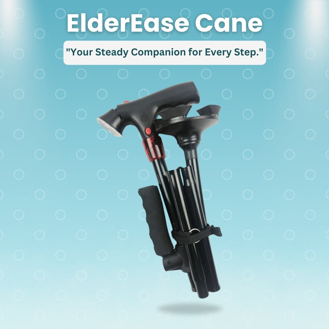 ElderEase Cane -  Folding LED Cane