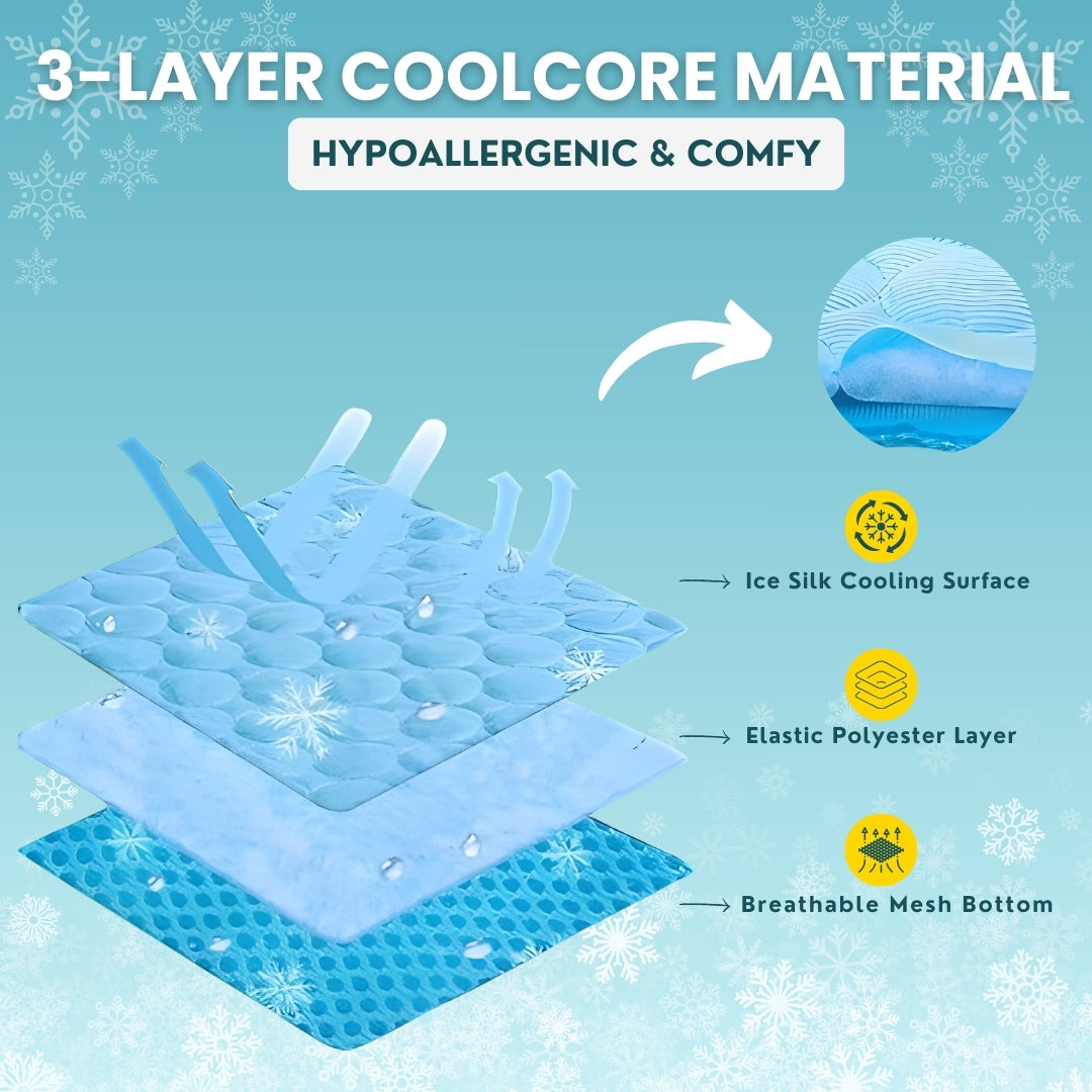 CoolComfort Bed - Pet Cooling Sleeping Pad