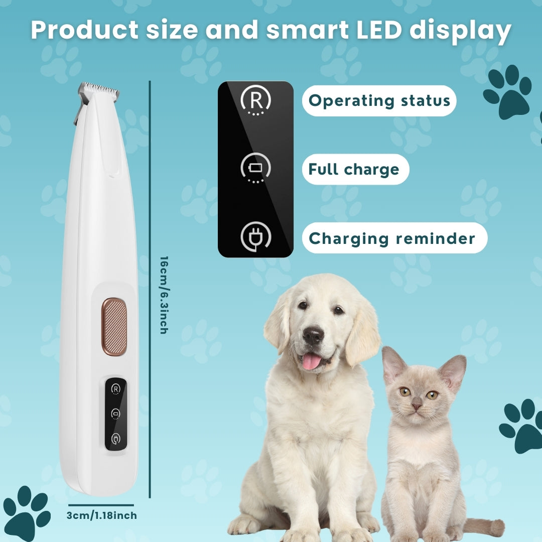 PawGlow Trimmer - New Dog Paw Trimmer