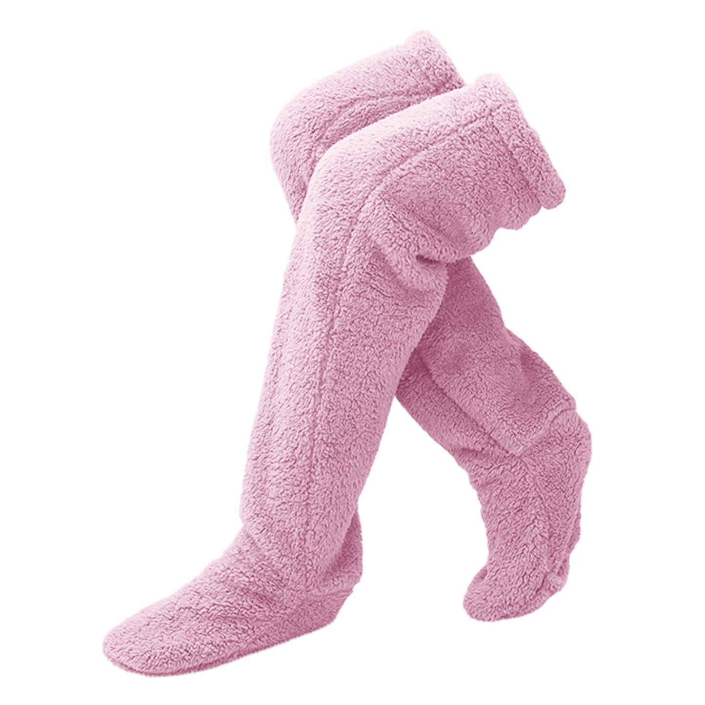 CozyBear™ Knee-High Furry Socks